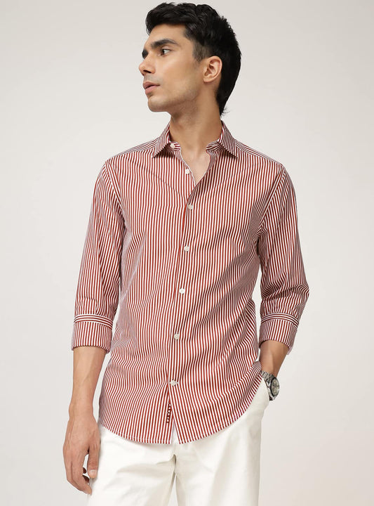Valencia Stripe Cotton Shirt