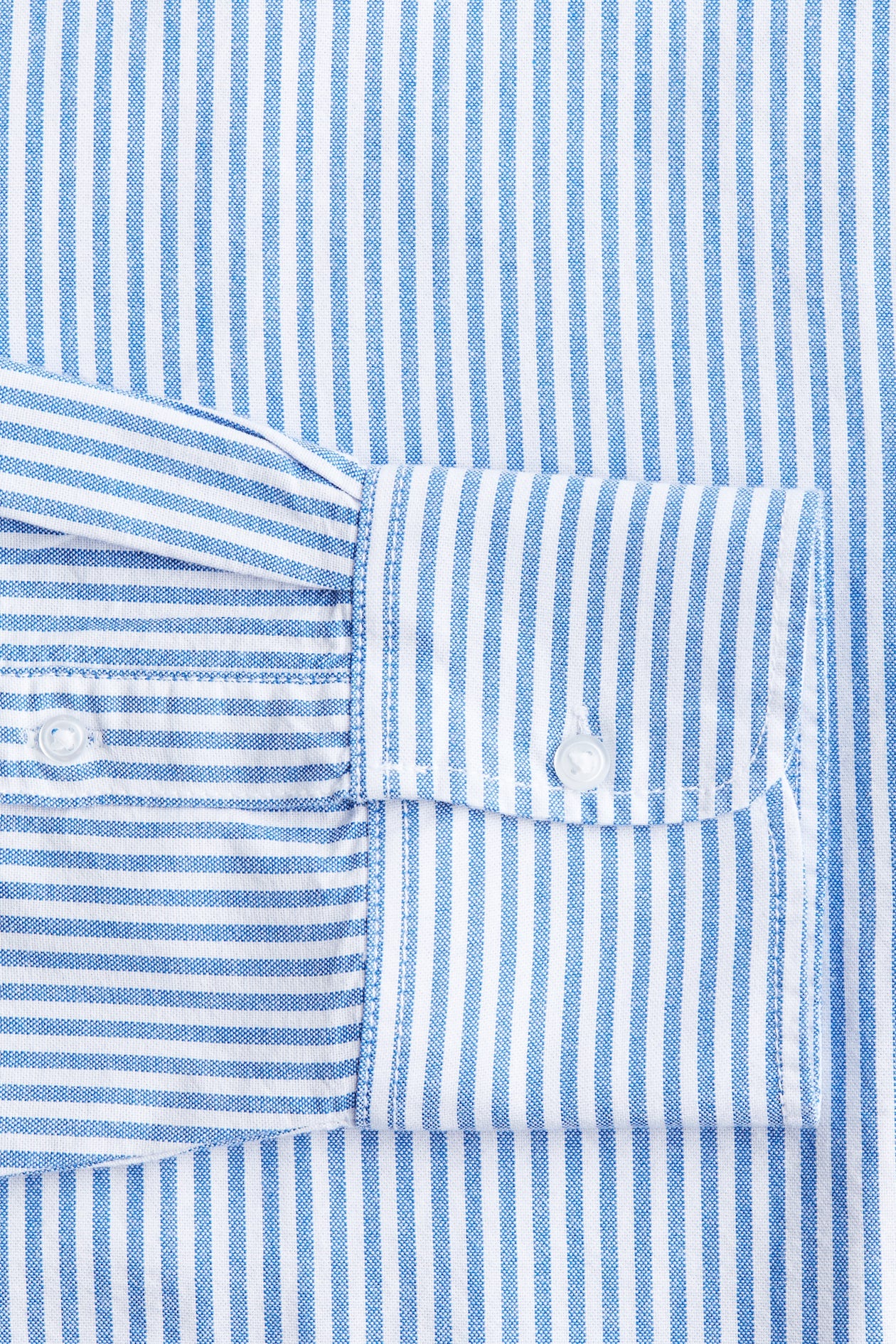 Azure Strip Cotton Shirt