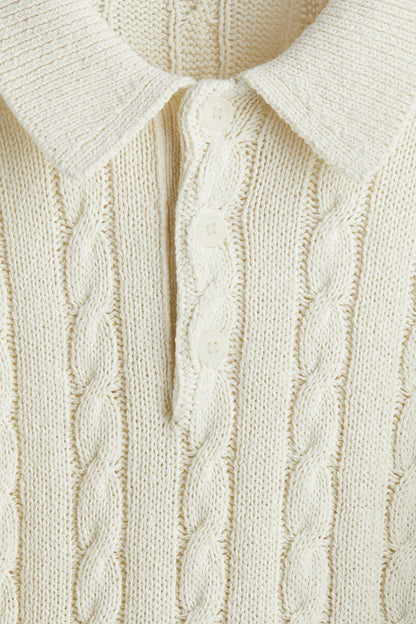 Sandstone Cable Knit Pullover