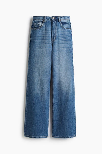 Azure Wide Leg Jeans