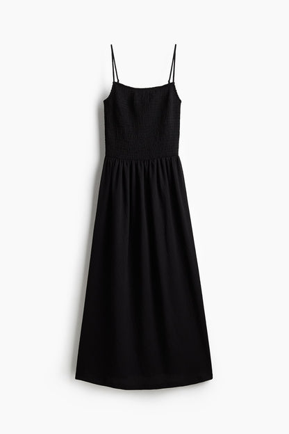 Smocked Strappy Dress