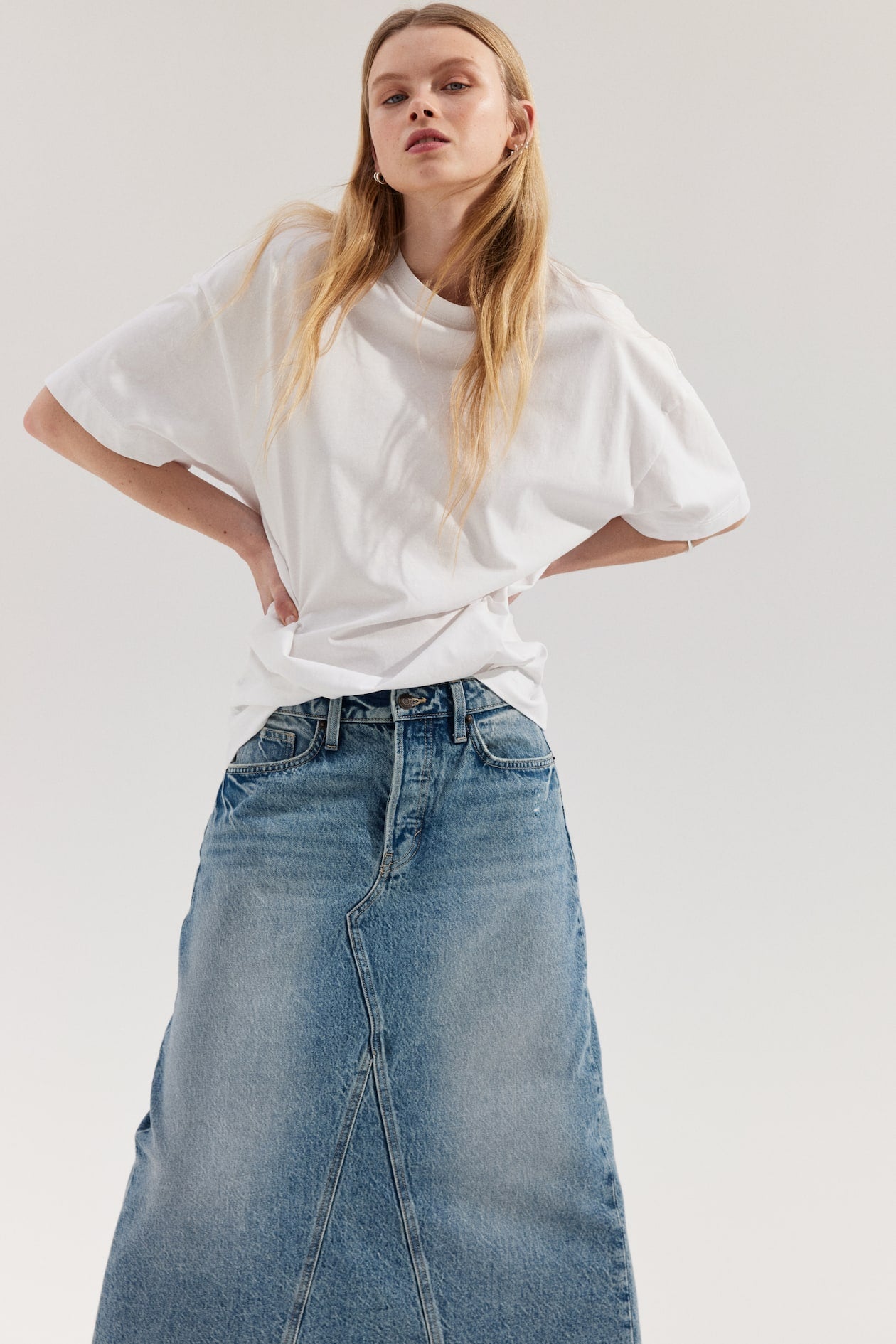 Sapphire Denim Skirt