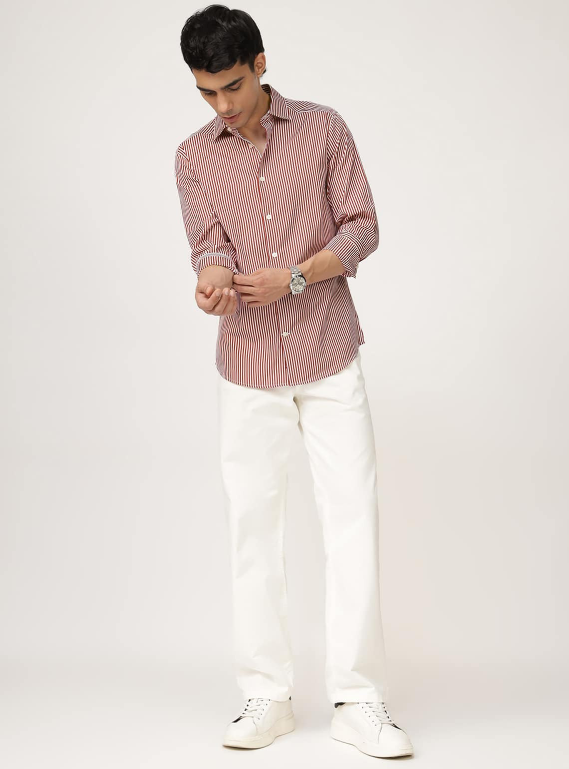 Valencia Stripe Cotton Shirt