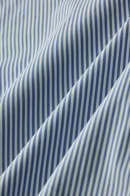 Azure Strip Cotton Shirt